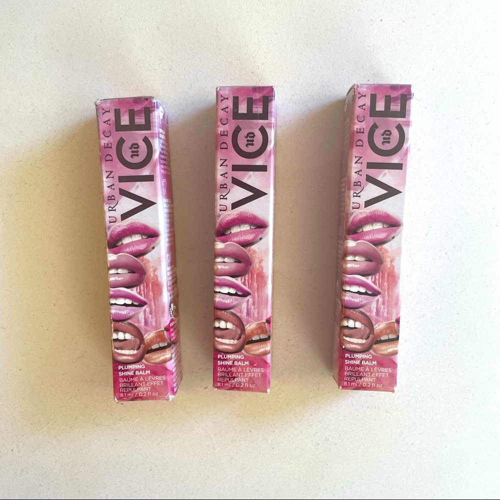 Urban Decay set of three lip gloss from the VICE collection